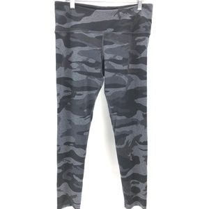 Tuff Athletics Camo Leggings Side Zip Pocket NEW